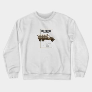 1944 GMC Preston 44 Cargo Trucks Crewneck Sweatshirt